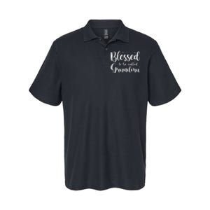 Blessed To Be Called Grandma Softstyle Adult Sport Polo