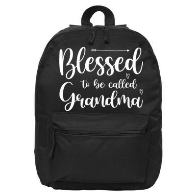 Blessed To Be Called Grandma 16 in Basic Backpack