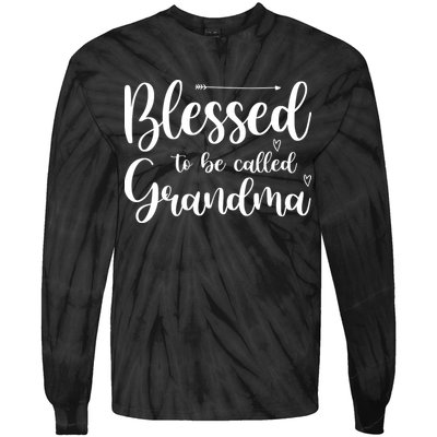 Blessed To Be Called Grandma Tie-Dye Long Sleeve Shirt
