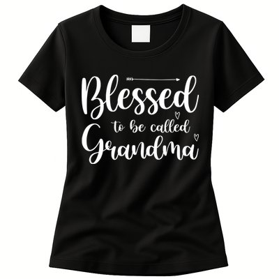Blessed To Be Called Grandma Womens T-Shirt
