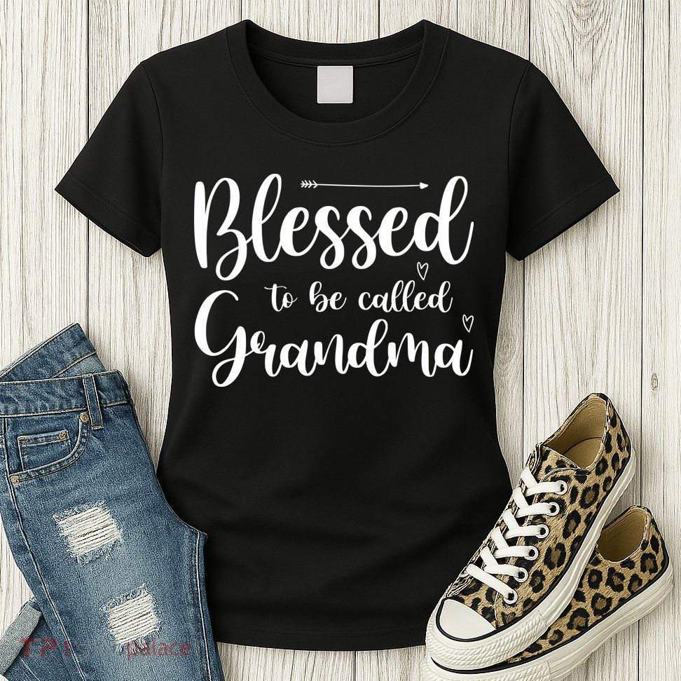 Blessed To Be Called Grandma Womens T-Shirt