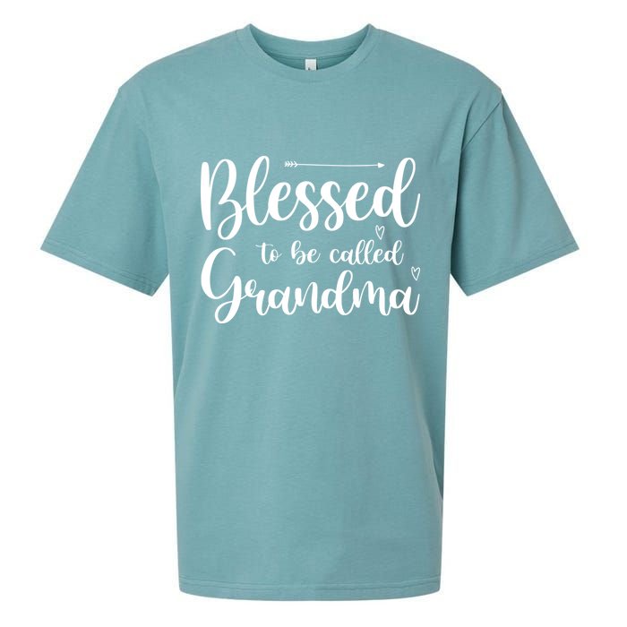 Blessed To Be Called Grandma Sueded Cloud Jersey T-Shirt