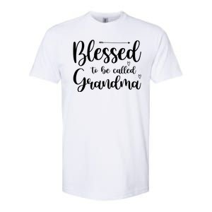 Blessed To Be Called Grandma Softstyle CVC T-Shirt