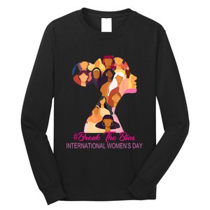 Break The Bias International Womens Day 8th March Womens Day Long Sleeve Shirt