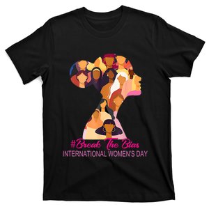 Break The Bias International Womens Day 8th March Womens Day T-Shirt