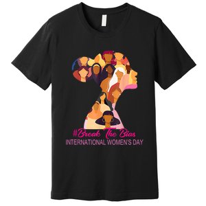 Break The Bias International Womens Day 8th March Womens Day Premium T-Shirt