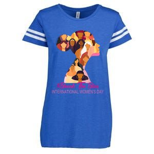 Break The Bias International Womens Day 8th March Womens Day Enza Ladies Jersey Football T-Shirt