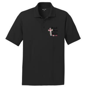 Blessed To Be Called Mom And Mimi Funny Mimi Gift PosiCharge RacerMesh Polo