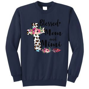 Blessed To Be Called Mom And Mimi Funny Mimi Gift Sweatshirt