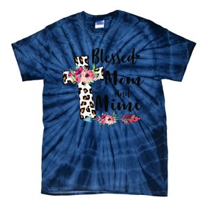 Blessed To Be Called Mom And Mimi Funny Mimi Gift Tie-Dye T-Shirt