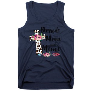 Blessed To Be Called Mom And Mimi Funny Mimi Gift Tank Top