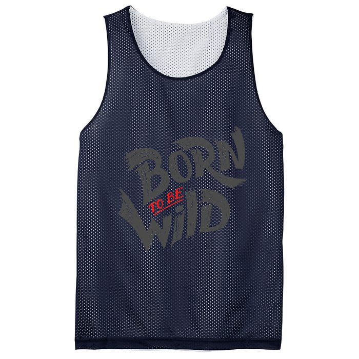 "Born to be Wild" Mesh Reversible Basketball Jersey Tank