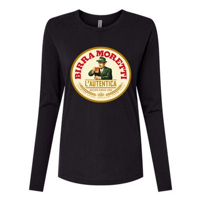 Best To Buy Iconic Vintage Birra Moretti Logo 1859 Design Womens Cotton Relaxed Long Sleeve T-Shirt