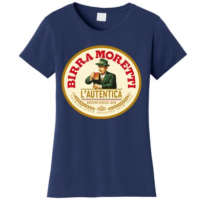 Best To Buy Iconic Vintage Birra Moretti Logo 1859 Design Women's T-Shirt