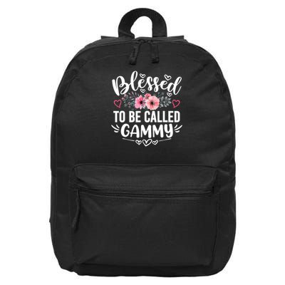 Blessed To Be Called Gammy Funny Mother's Day Grandma 16 in Basic Backpack