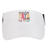 Blessed To Be Called Yaya Colorful Grandma Adult Drive Performance Visor