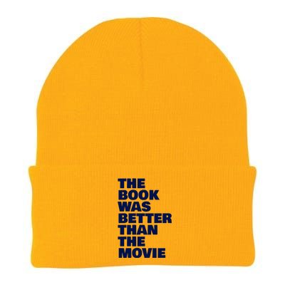 BookLover The Book Was Better Than The Movie Bookworm Gift Knit Cap Winter Beanie