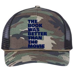 BookLover The Book Was Better Than The Movie Bookworm Gift Retro Rope Trucker Hat Cap