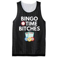 Bingo Time Bitches Funny Bingo Player Game Lover Humor Mesh Reversible Basketball Jersey Tank