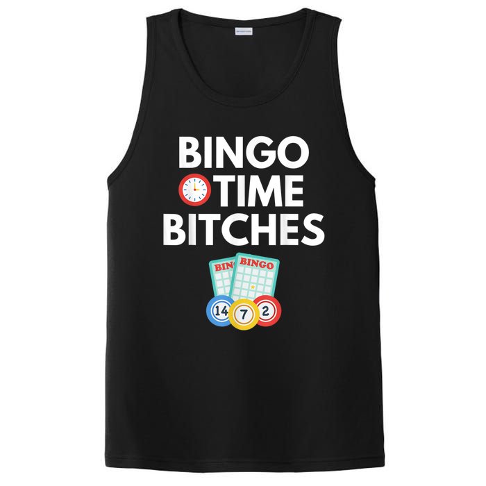 Bingo Time Bitches Funny Bingo Player Game Lover Humor PosiCharge Competitor Tank