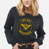 Beekeeping The Bee Whisperer Honey Bees Beehive Keeper Cropped Pullover Crew