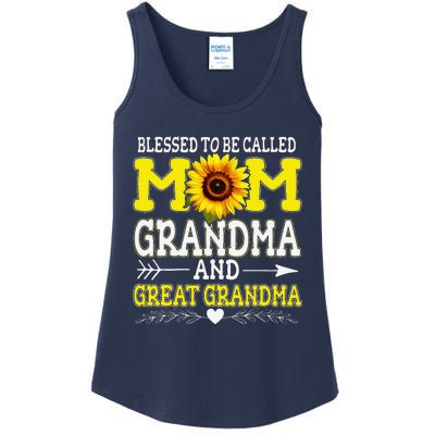 Blessed To Be Called Mom Grandma Great Grandma MotherS Day Ladies Essential Tank