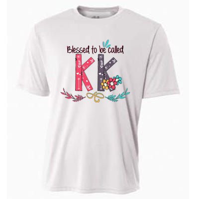 Blessed To Be Called Kk Colorful For Grandma Gifts Cooling Performance Crew T-Shirt