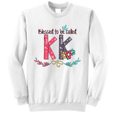 Blessed To Be Called Kk Colorful For Grandma Gifts Sweatshirt