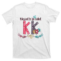 Blessed To Be Called Kk Colorful For Grandma Gifts T-Shirt