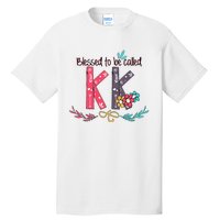 Blessed To Be Called Kk Colorful For Grandma Gifts Tall T-Shirt