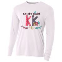 Blessed To Be Called Kk Colorful For Grandma Gifts Cooling Performance Long Sleeve Crew