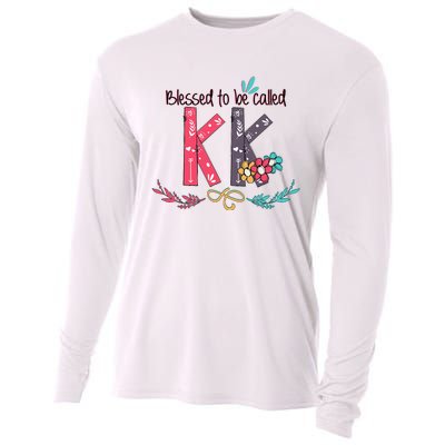 Blessed To Be Called Kk Colorful For Grandma Gifts Cooling Performance Long Sleeve Crew