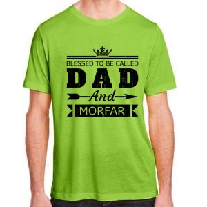 Blessed To Be Called Dad And Morfar Grandpa Gift Adult ChromaSoft Performance T-Shirt