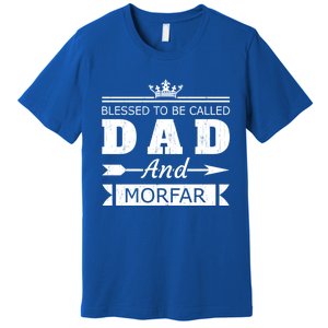 Blessed To Be Called Dad And Morfar Grandpa Gift Premium T-Shirt