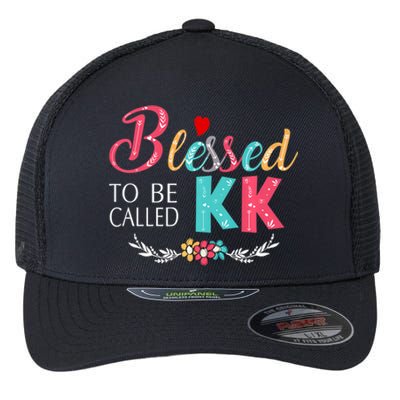 Blessed To Be Called Kk Colorful Gifts Flexfit Unipanel Trucker Cap