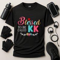 Blessed To Be Called Kk Colorful Gifts Performance Shirt