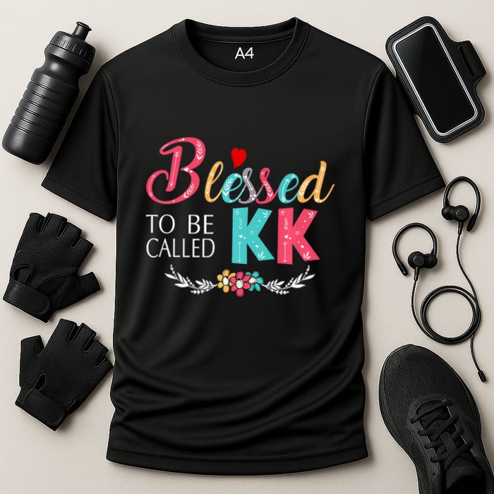 Blessed To Be Called Kk Colorful Gifts Performance Shirt