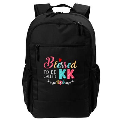 Blessed To Be Called Kk Colorful Gifts Backpack
