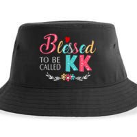 Blessed To Be Called Kk Colorful Gifts Sustainable Bucket Hat