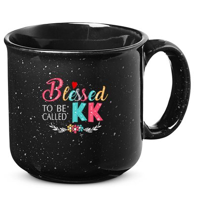Blessed To Be Called Kk Colorful Gifts 15oz Campfire Ceramic Mug