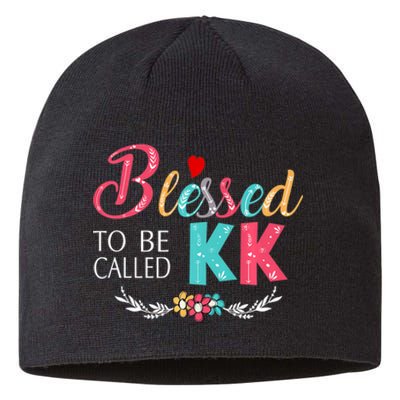 Blessed To Be Called Kk Colorful Gifts Sustainable Beanie