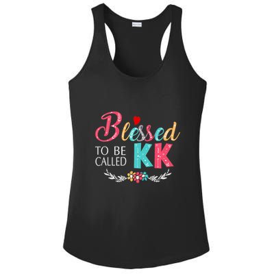 Blessed To Be Called Kk Colorful Gifts Ladies PosiCharge Competitor Racerback Tank