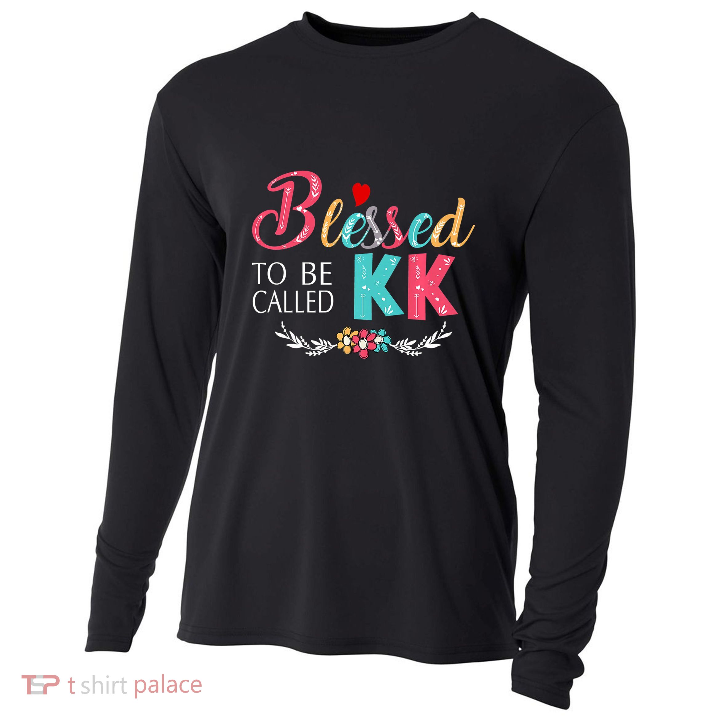 Blessed To Be Called Kk Colorful Gifts Cooling Performance Long Sleeve Crew