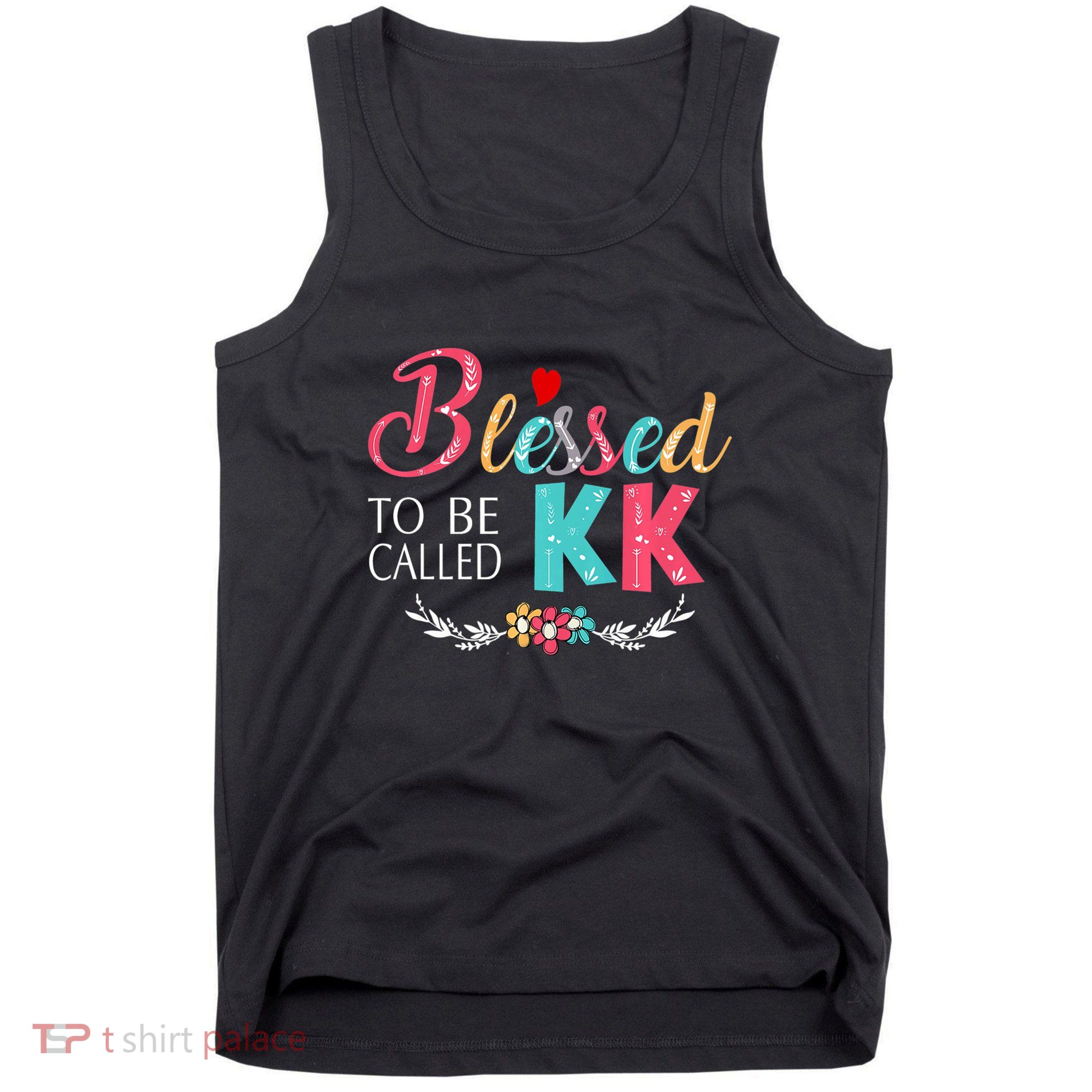 Blessed To Be Called Kk Colorful Gifts Tank Top