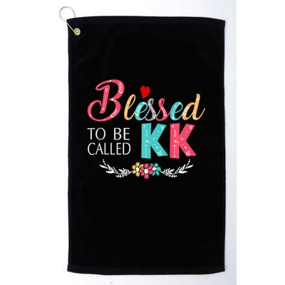 Blessed To Be Called Kk Colorful Gifts Golf Towel