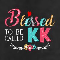 Blessed To Be Called Kk Colorful Gifts Golf Towel