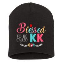 Blessed To Be Called Kk Colorful Gifts Short Acrylic Beanie