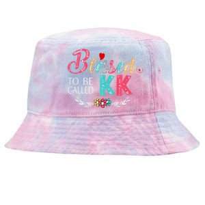 Blessed To Be Called Kk Colorful Gifts Tie-Dyed Bucket Hat