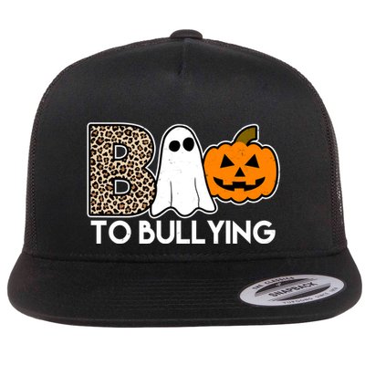 Boo To Bullying Awareness Halloween Flatbill Hat