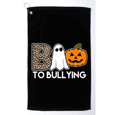 Boo To Bullying Awareness Halloween Golf Towel